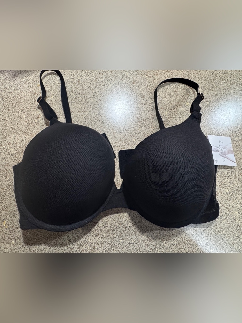 smart & sexy Black Smooth T-Shirt Bra